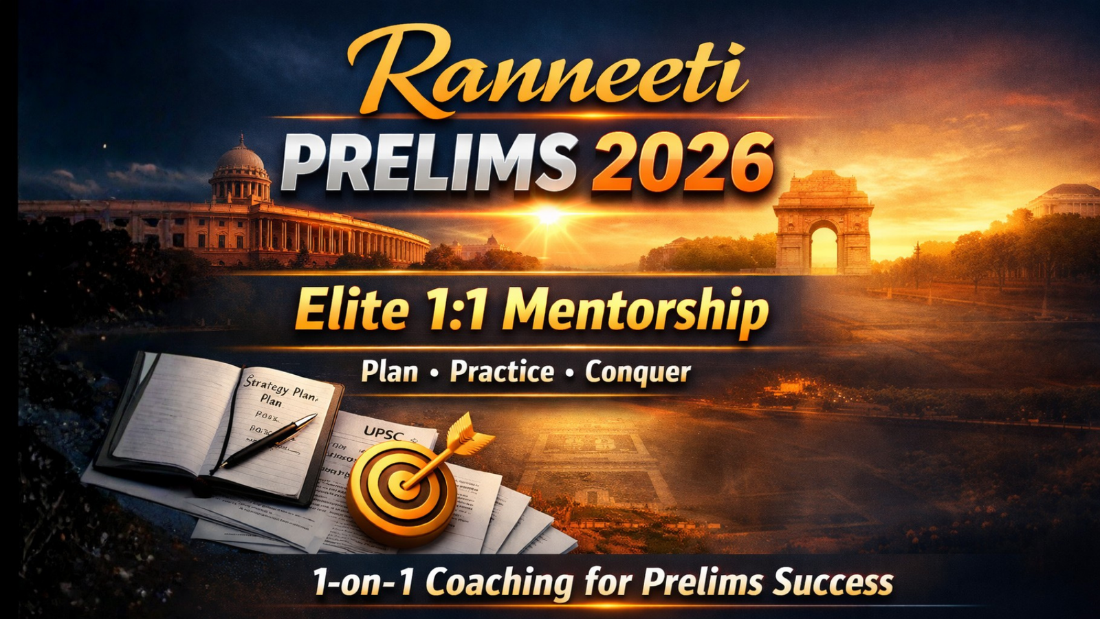 Ranneeti Prelims 2026: Elite 1:1 Mentorship